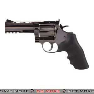 Action Sports Games DW 715 4'' Steel Grey Revolver GBB Pistol CO2 Powered Airsoft Gun