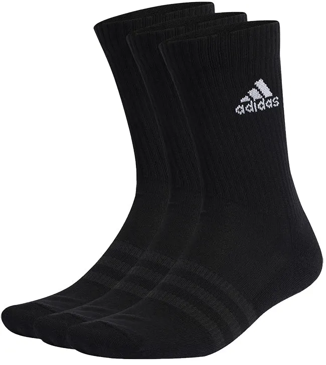 Adidas Accessories Cushioned Crew Sock Black White