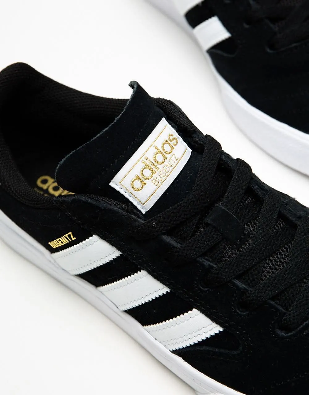 Adidas Busenitz Vulc II Skate Shoes - Core Black/White/Gum