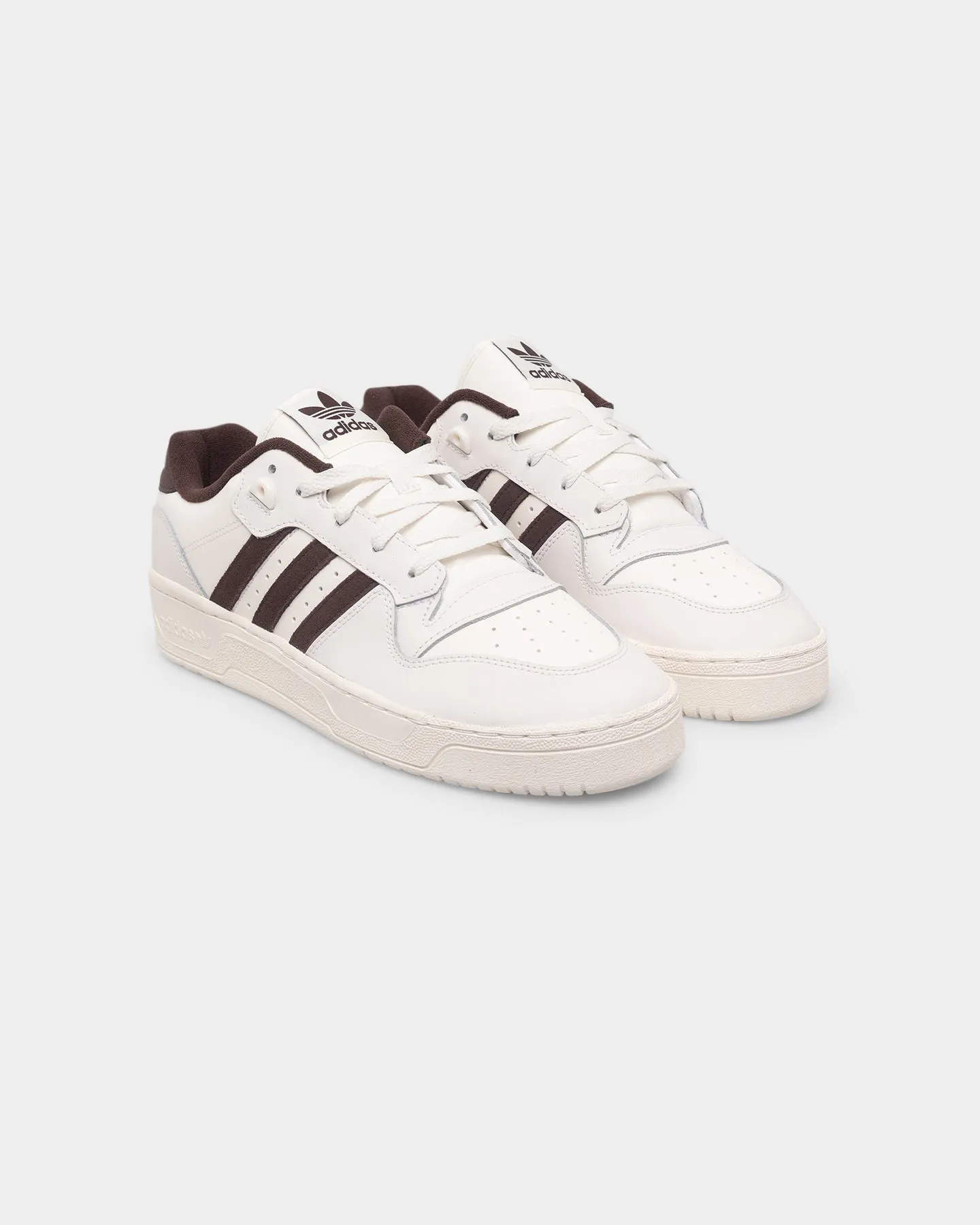 Adidas Rivalry Low Cloud White/Shadow Brown