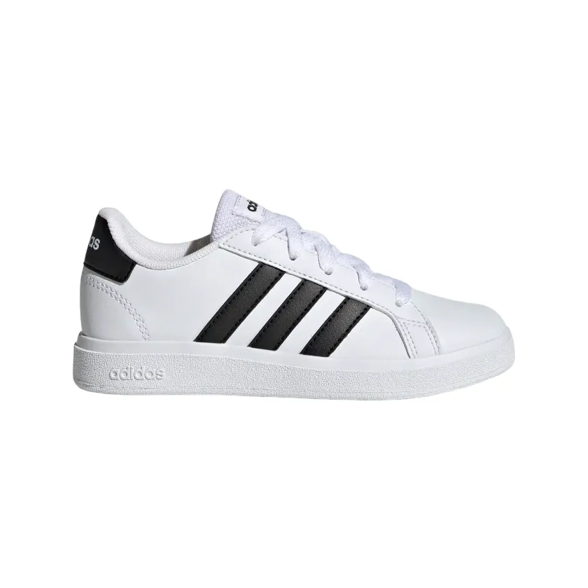 Adidas scarpa sneakers da ragazzi Grand Court 2.0 K GW6511 bianco nero