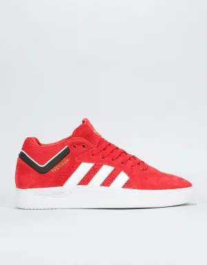 adidas Tyshawn Skate Shoes - Scarlet/White/Core Black