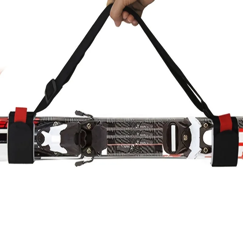 Adjustable Nylon Skiing Carrying Belt for Poles and Snowboards