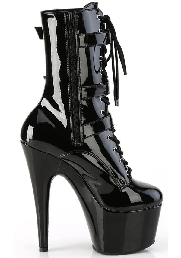 ADORE-1043 [Black Patent] | PLATFORM HEELS [PREORDER]