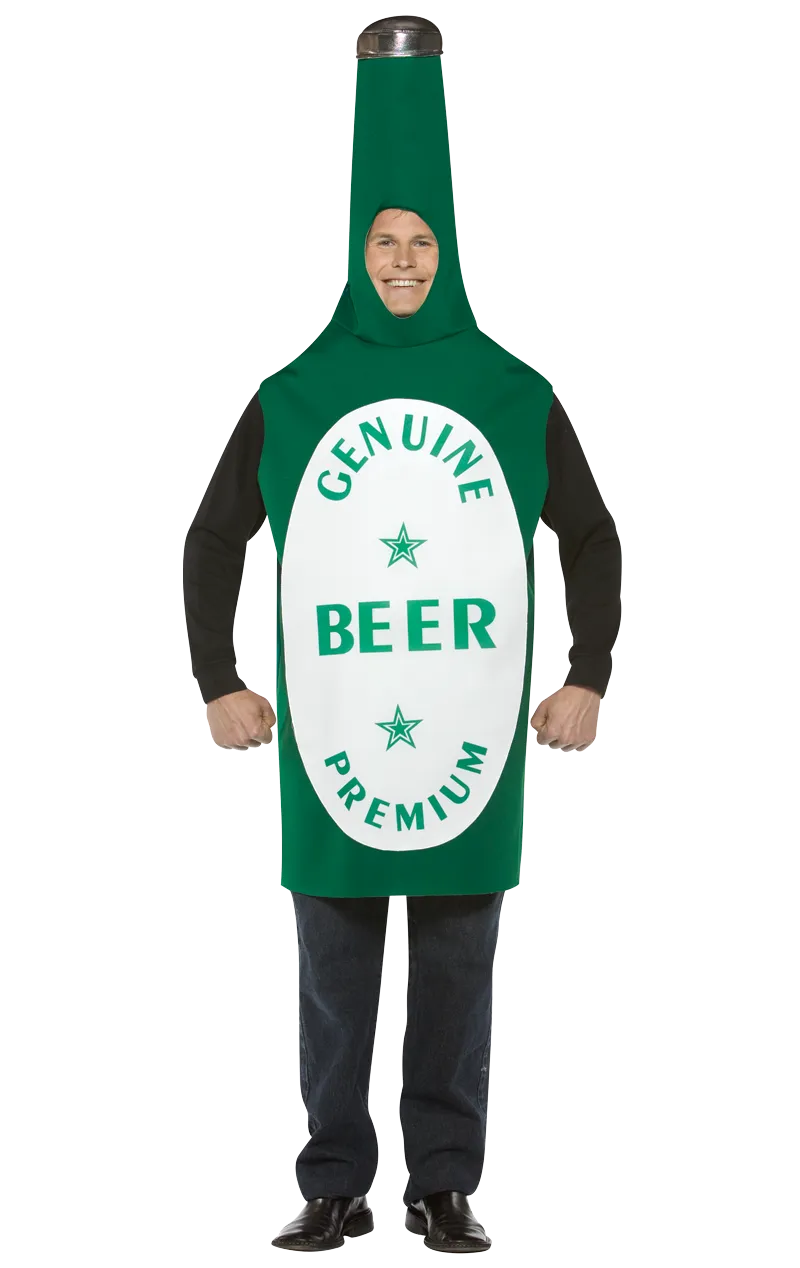 Adult Lightweight Beer Bottle Costume