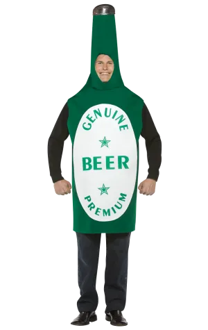 Adult Lightweight Beer Bottle Costume