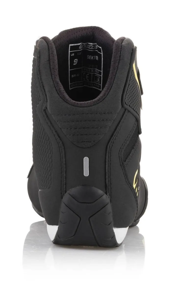 Alpinestars Men’s Sektor Black Riding Shoes