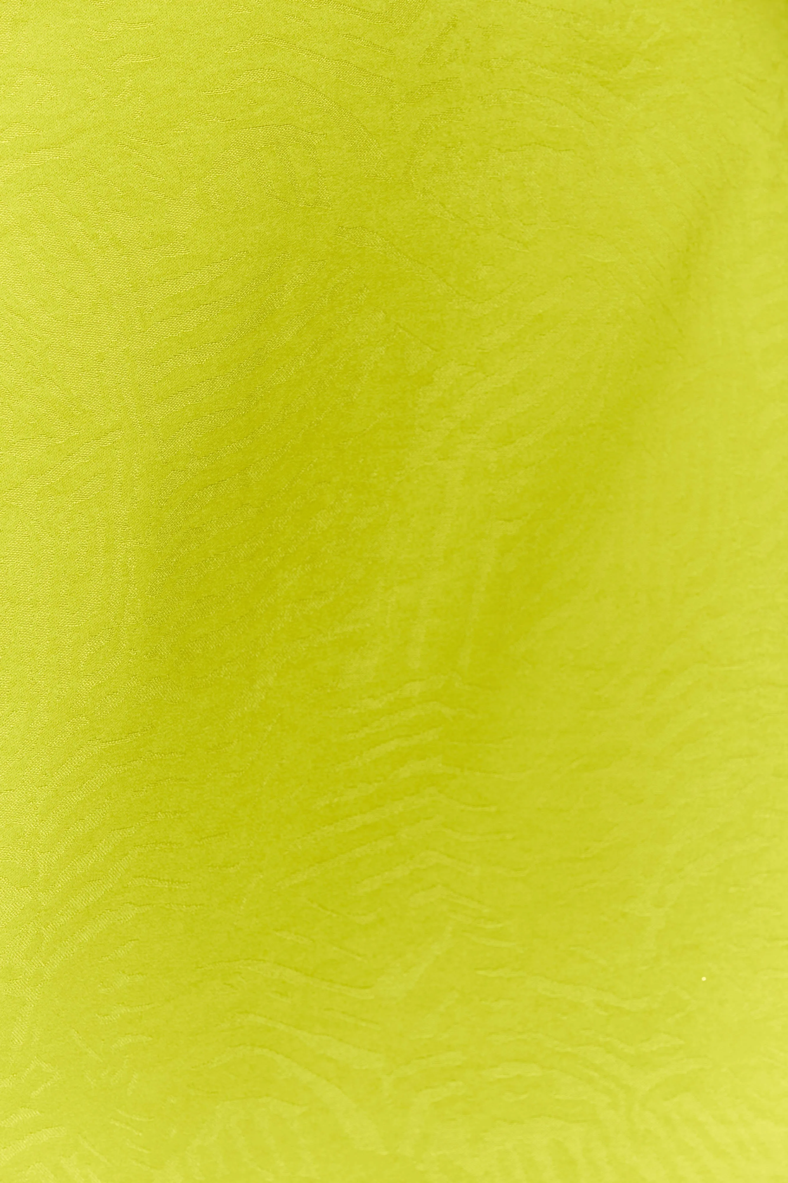 Annalise Satin A Line Mini Skirt - Chartreuse