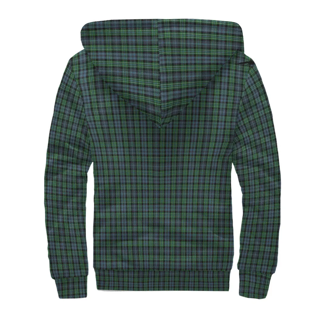 Arbuthnot Tartan Sherpa Hoodie with Family Crest