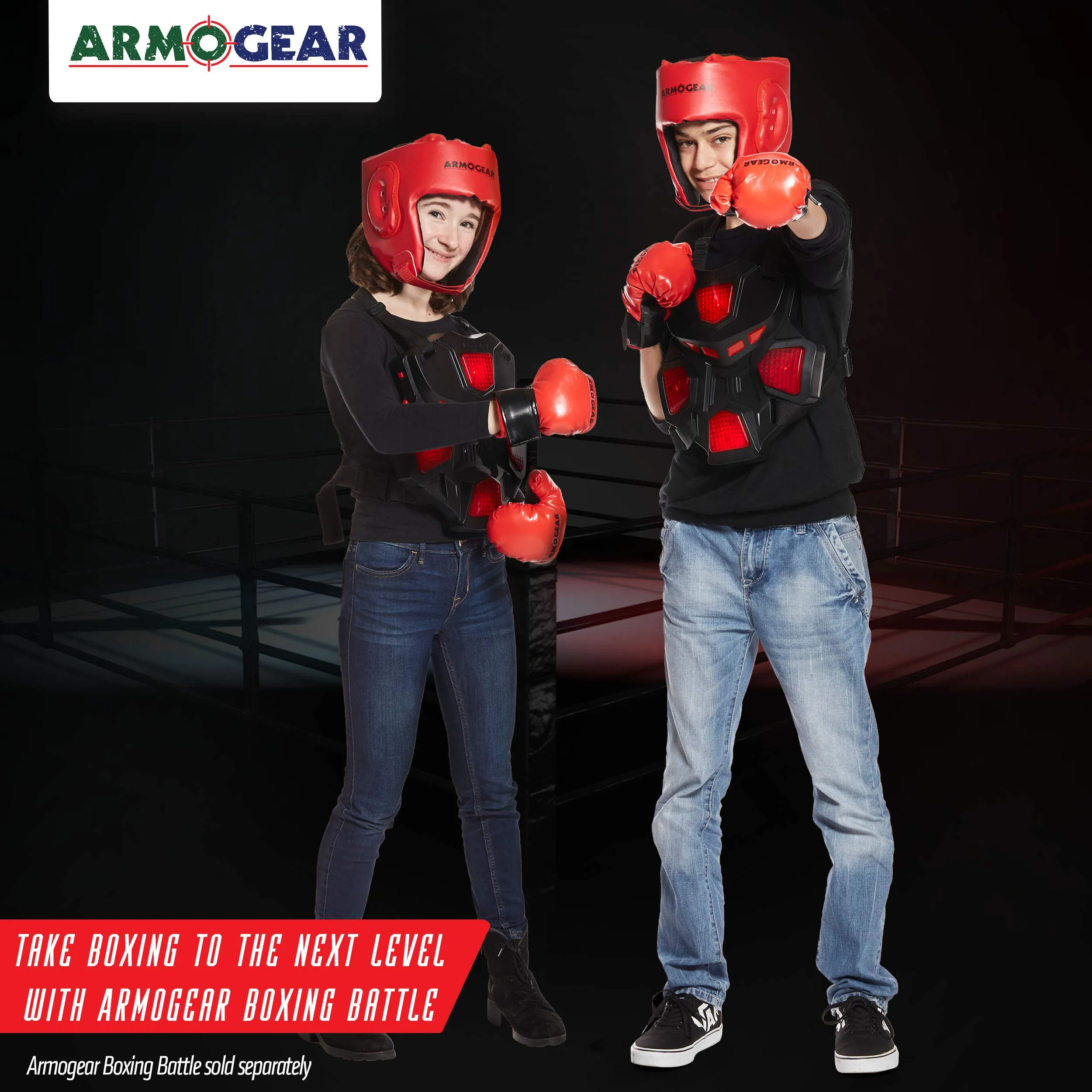 ArmoGear Boxing Helmet | Adjustable Cushioned Boxing Helmet | Boxing Headgear for Kids