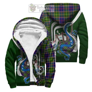 Arnott Tartan Sherpa Hoodie with Epic Bagpipe Style