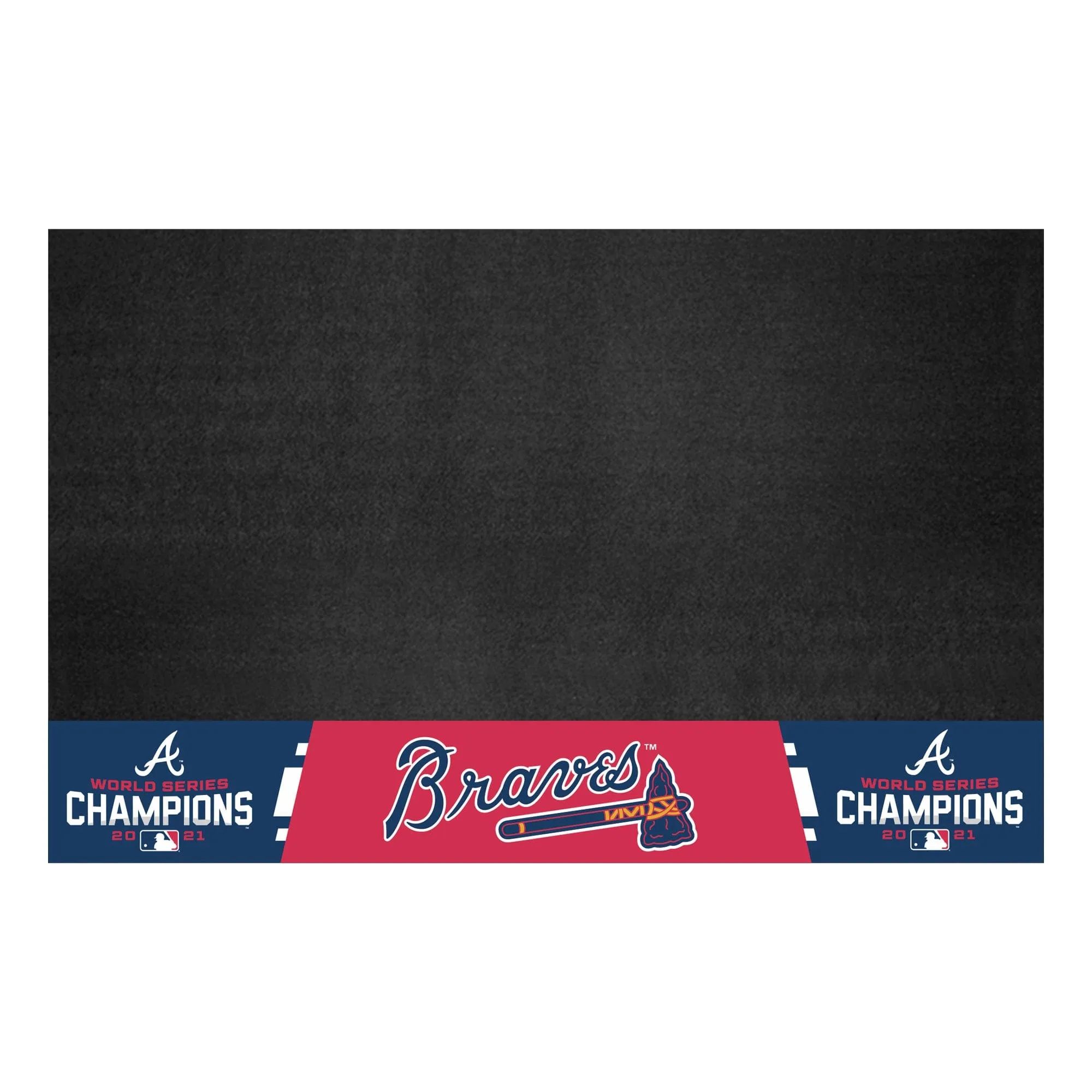 Atlanta Braves 2021 MLB World Series Champions Vinyl Grill Mat - 26in. x 42in.