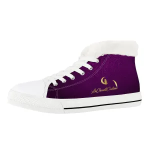 BANDANA LUXURY GRAPE Unisex Canvas Shoes