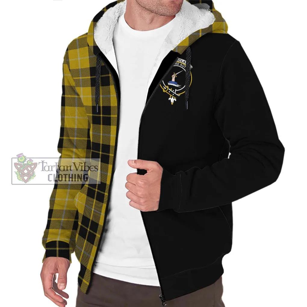 Barclay Dress Tartan Sherpa Hoodie with Family Crest and Half Of Me Style