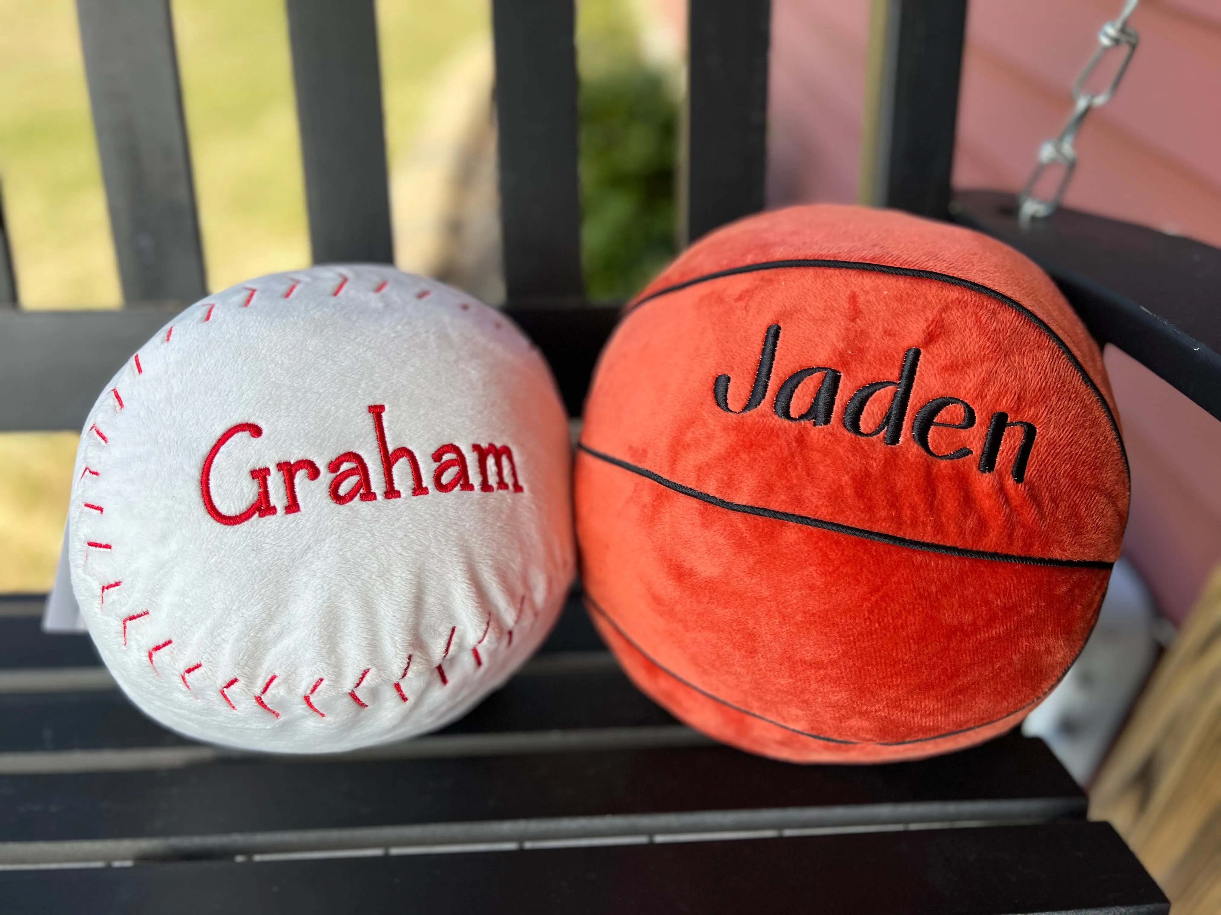 Baseball Embroidered Sports Plush