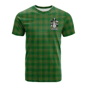 Beresford Irish Clan Tartan Cotton T-shirt with Coat of Arms