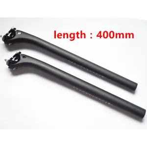 bike carbon fiber bicycle seatpost MTB road bike parts superlight 190g seat post 3k matte 27.2/30.8 /31.6 *400MM offset 25mm