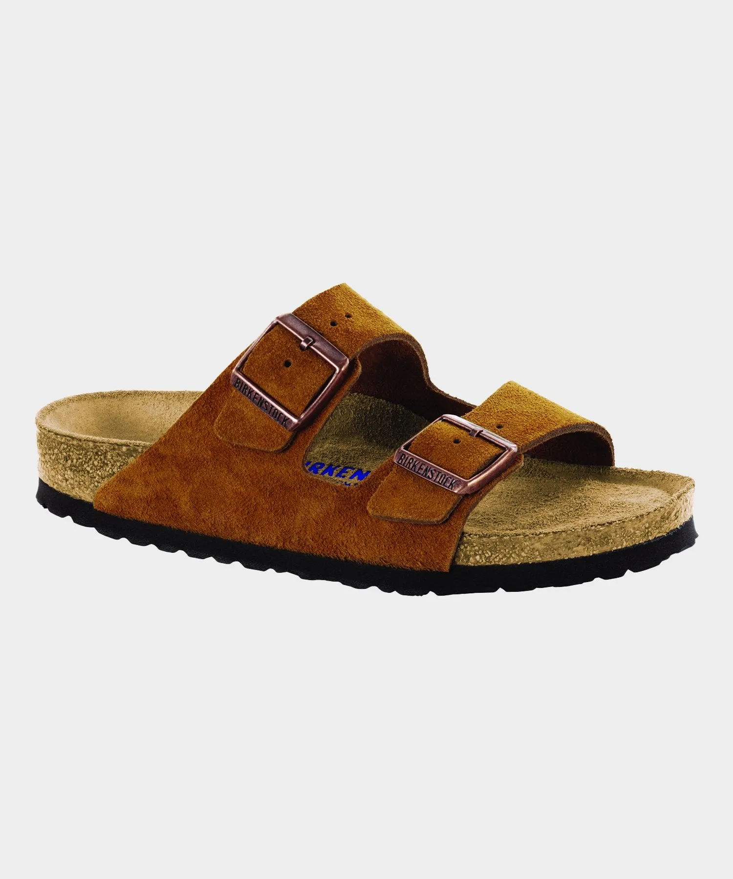 Birkenstock Arizona Suede Soft Footbed in Mink