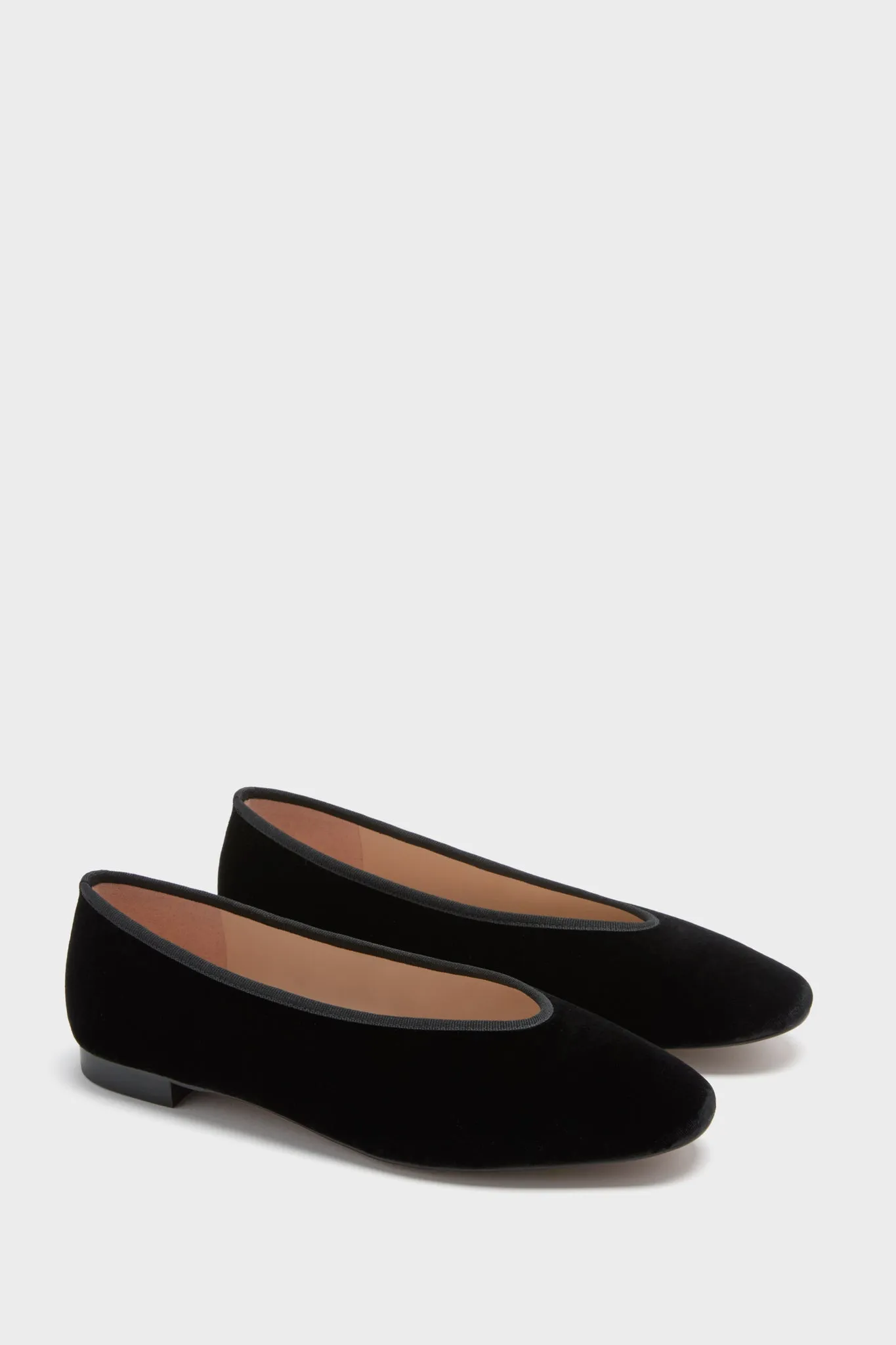 Black Velvet Nina Flats