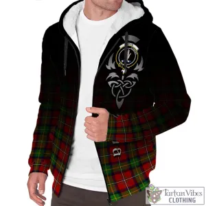 Boyd Tartan Sherpa Hoodie Featuring Alba Gu Brath Family Crest Celtic Inspired