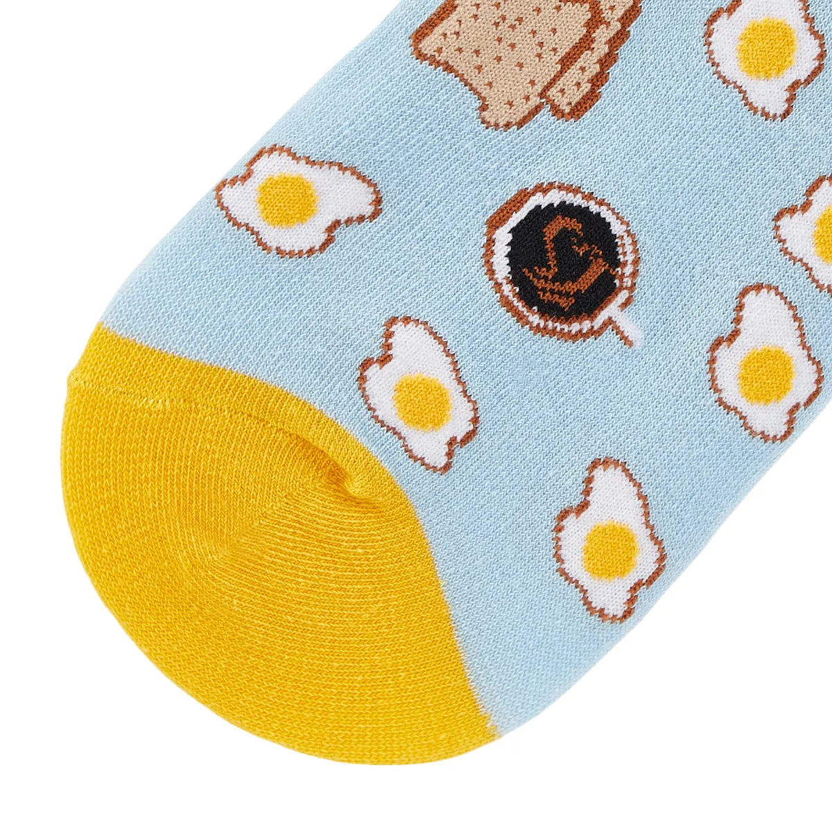 Breakfast Printed Crew Length Socks