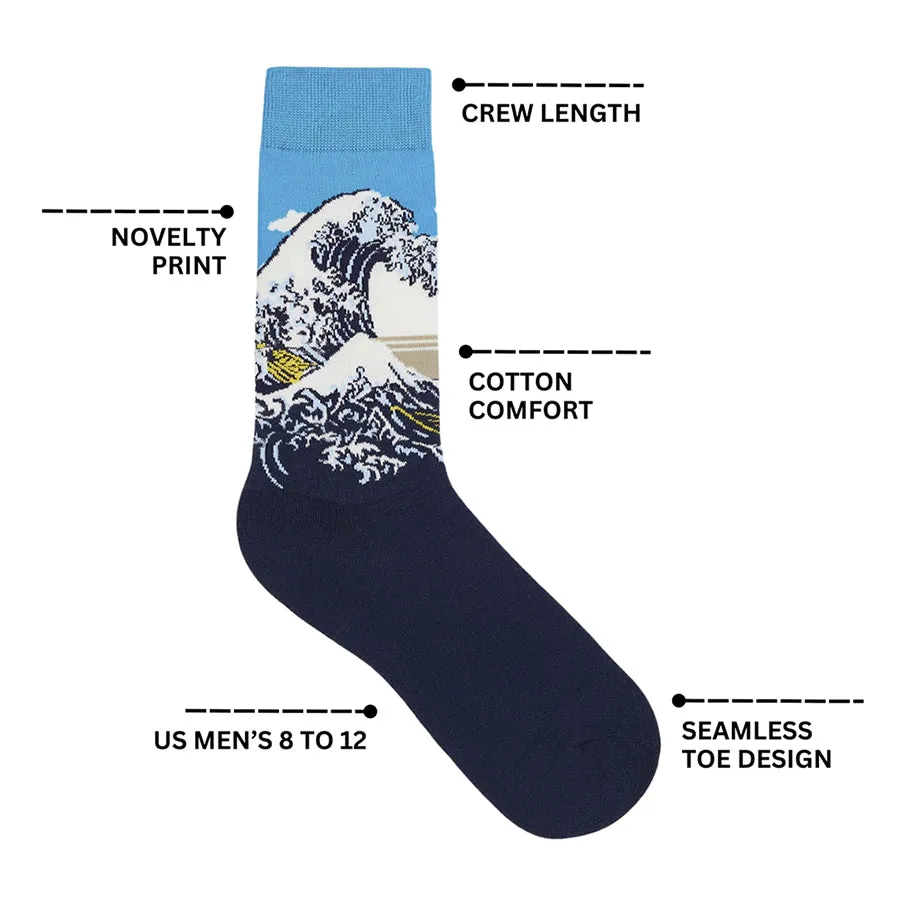 Breakfast Printed Crew Length Socks