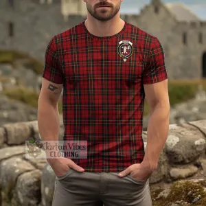 Brodie Tartan Cotton T-Shirt with Family Crest