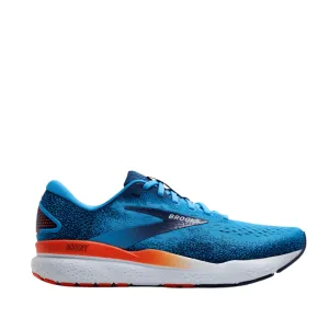 Brooks Men's Ghost 16 Running Shoes in Bonnie Blue/Blue Ribbon/Orange SS25