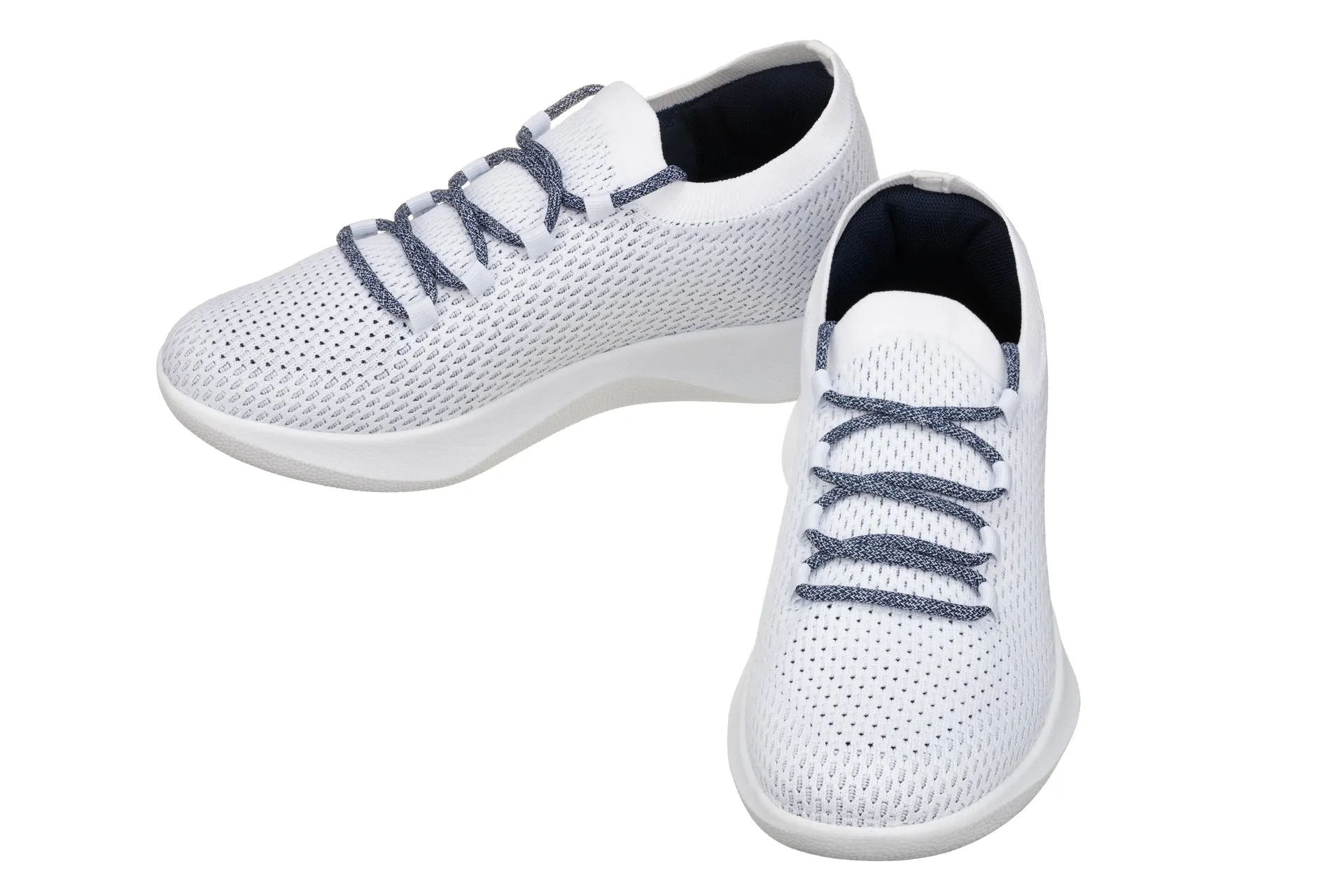 CALTO - Q083 - 2.4 Inches Taller (White/Blue) - Ultra Lightweight Sneakers