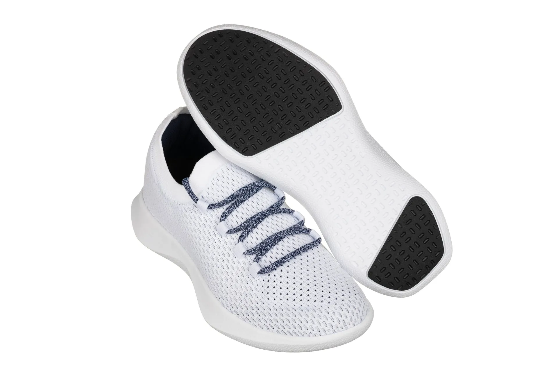 CALTO - Q083 - 2.4 Inches Taller (White/Blue) - Ultra Lightweight Sneakers