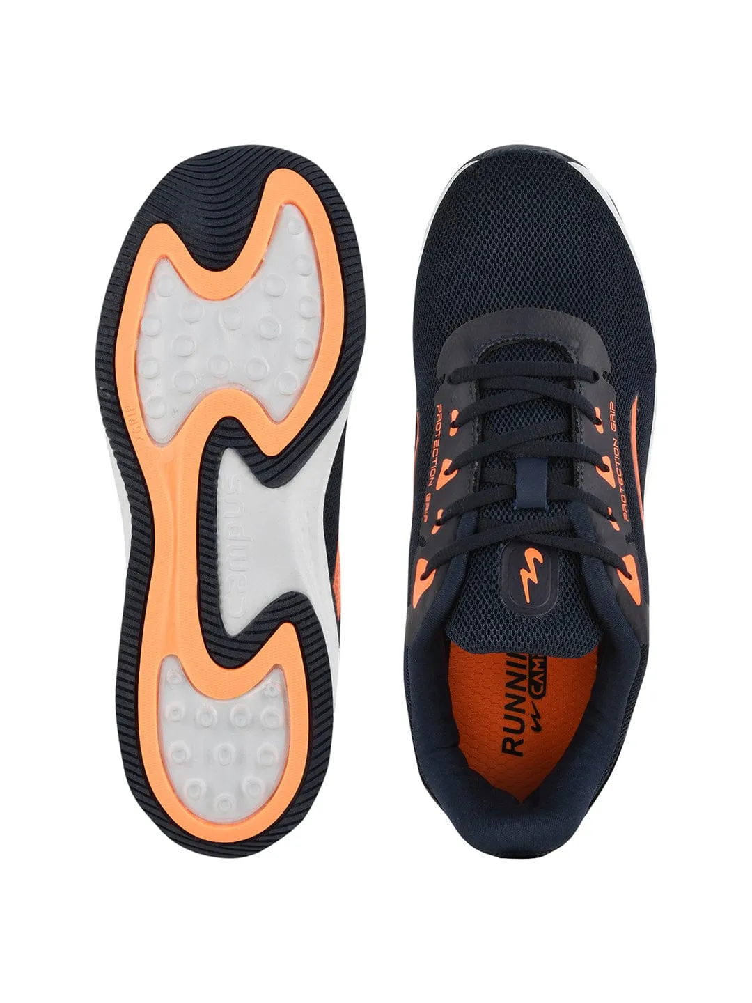 CAMP-PRIDE Navy Men's Running Shoes