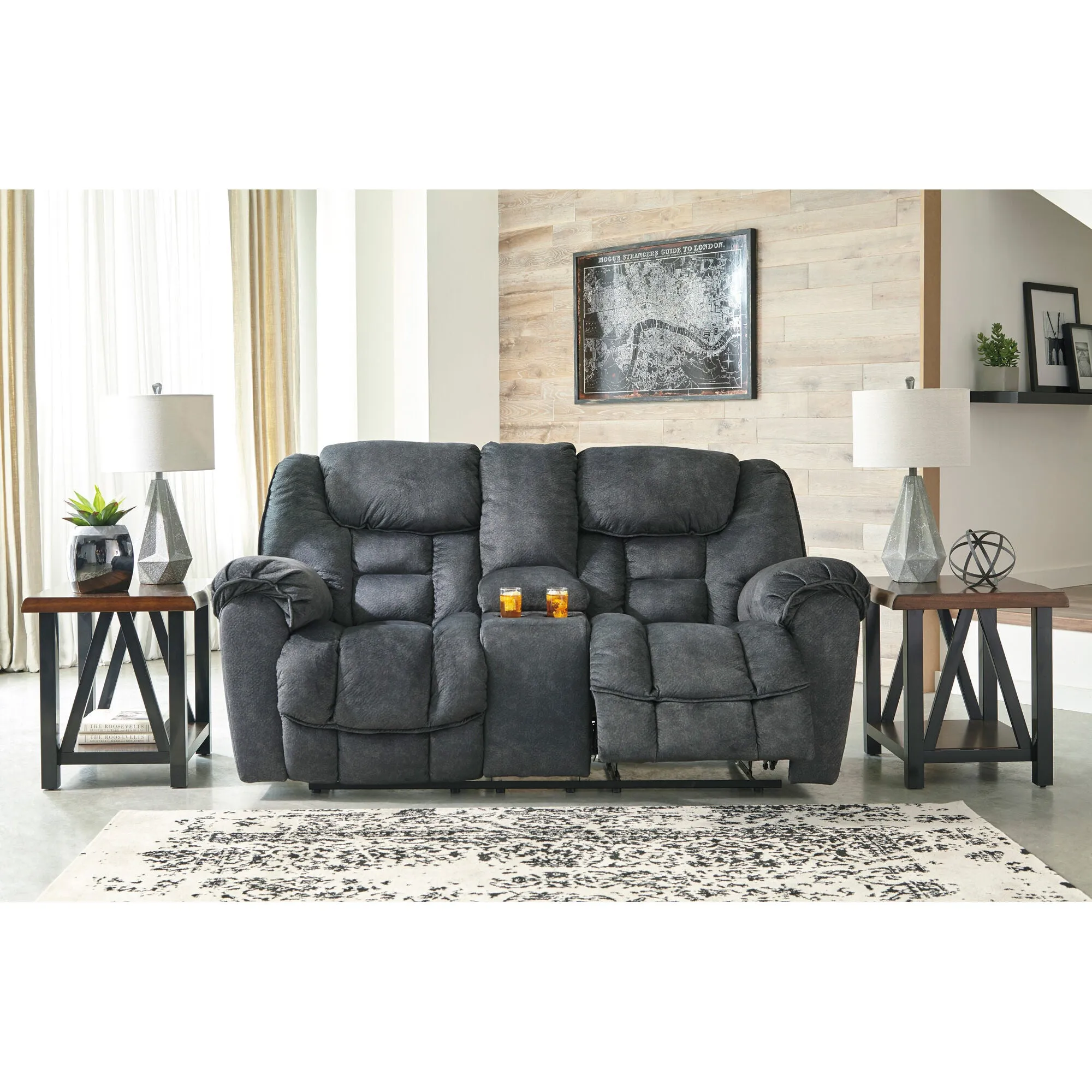 Capehorn Reclining Console Loveseat