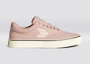 Cariuma NAIOCA Skate Rose Suede and Canvas Ivory