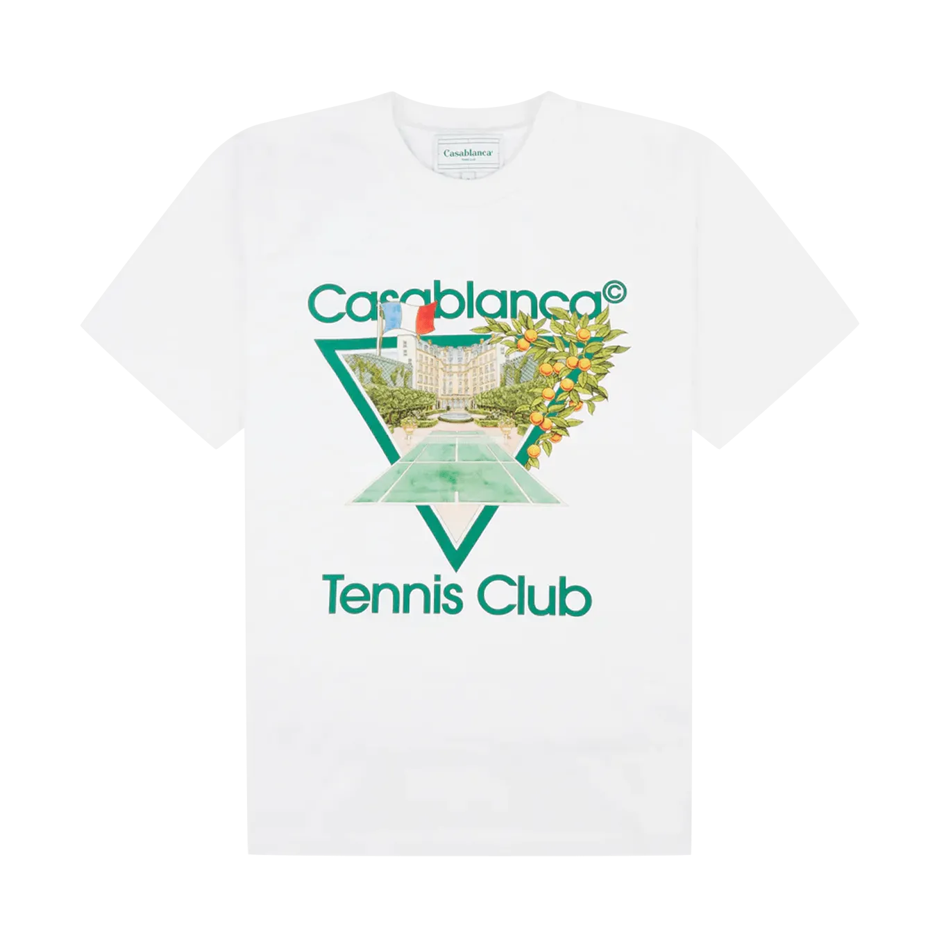 Casablanca White Tennis Club Icon T-Shirt