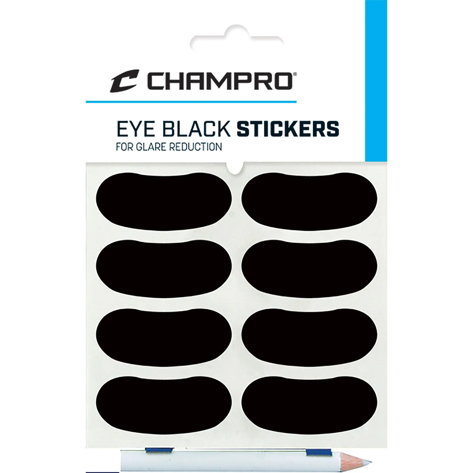 Champro Eye Black Stickers - 12 Pairs