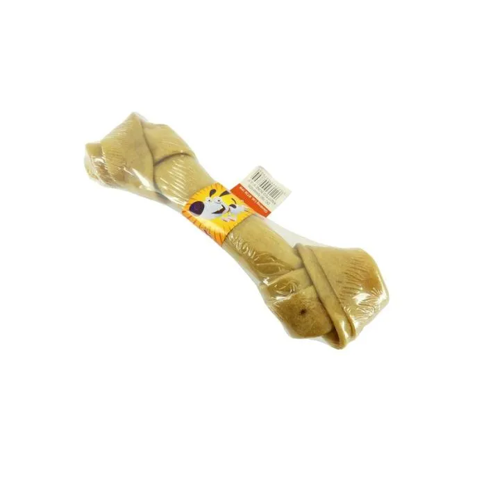 Cheeko | Dog Chew Treat | Rawhide Knotted Bone - 9"- 9.5"