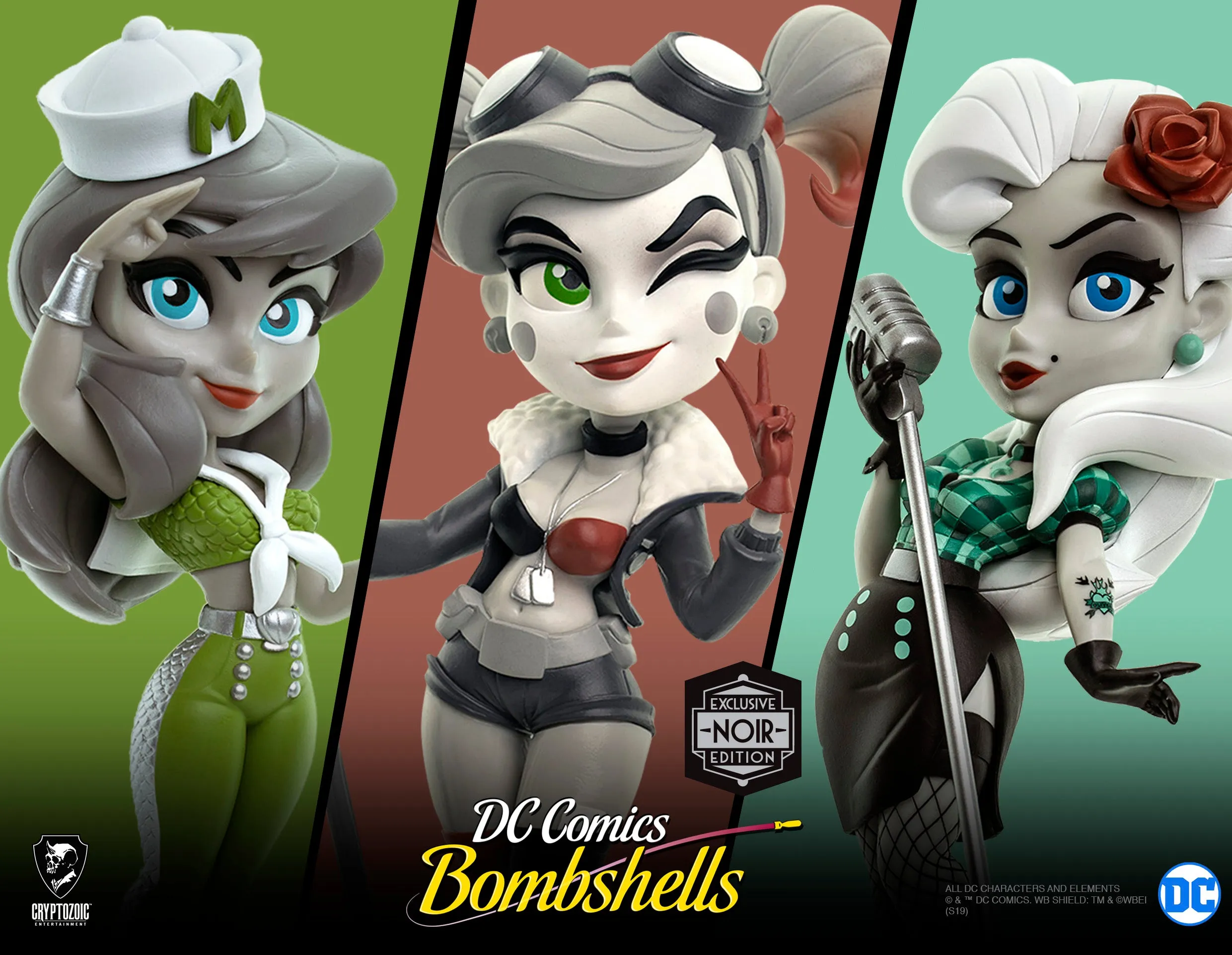 DC Bombshells Series 3 - Harley Quinn Noir Edition