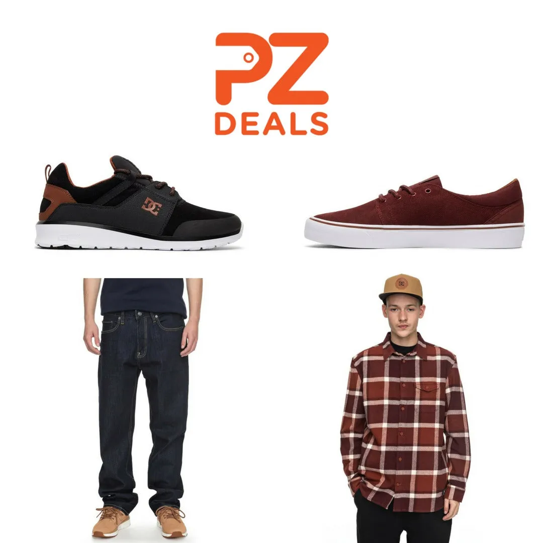 DC Shoes: Extra 40% off discounted shoes, shirts, clothing & more