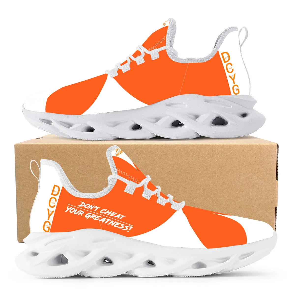 DCYG Orange & White 2nd Edition B  Flex Control Sneaker - White