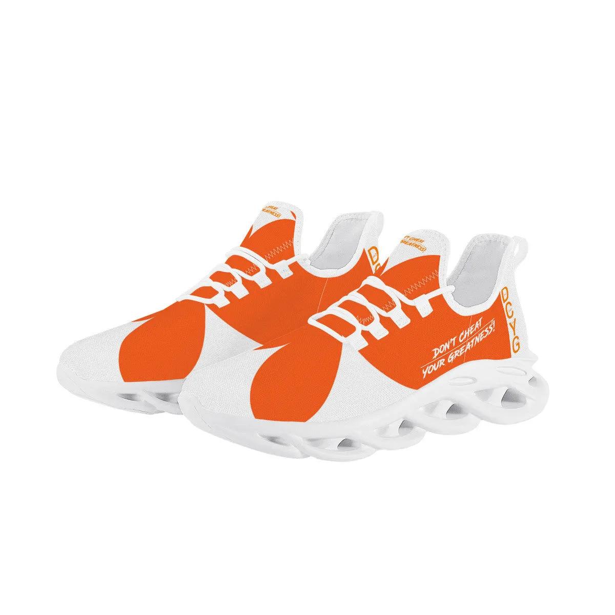 DCYG Orange & White 2nd Edition B  Flex Control Sneaker - White