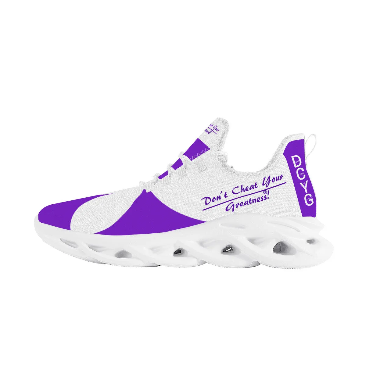 DCYG Purple & White 2nd Edition B Flex Control Sneaker - White