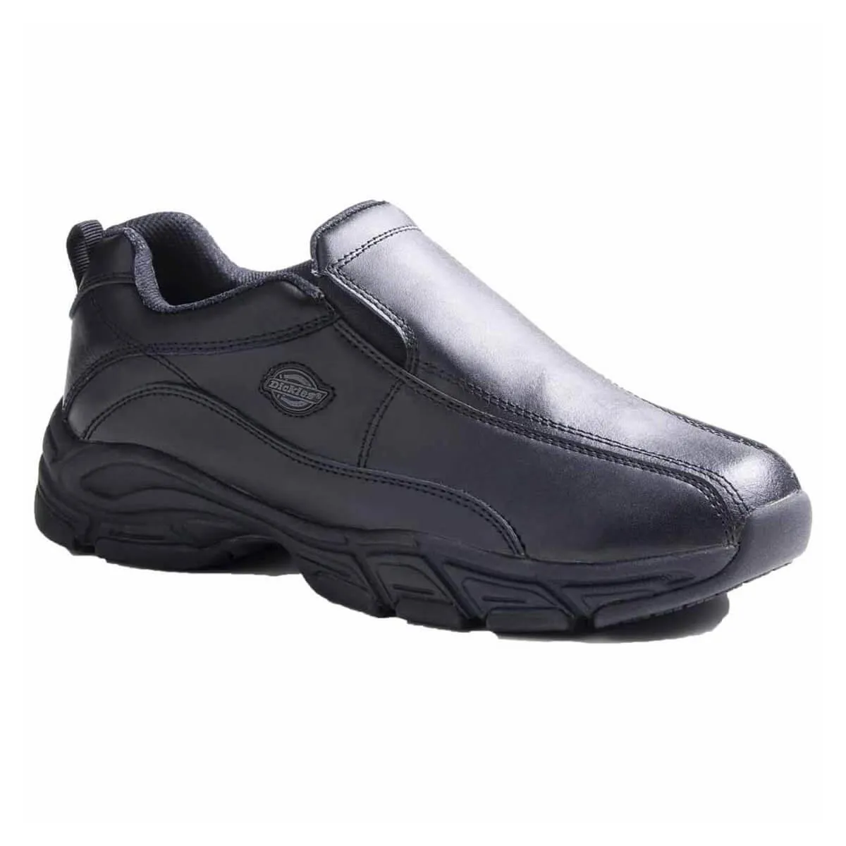 Dickies Men's Work Shoes - Slip Resisting Black Athletic Slip-On | SR4015