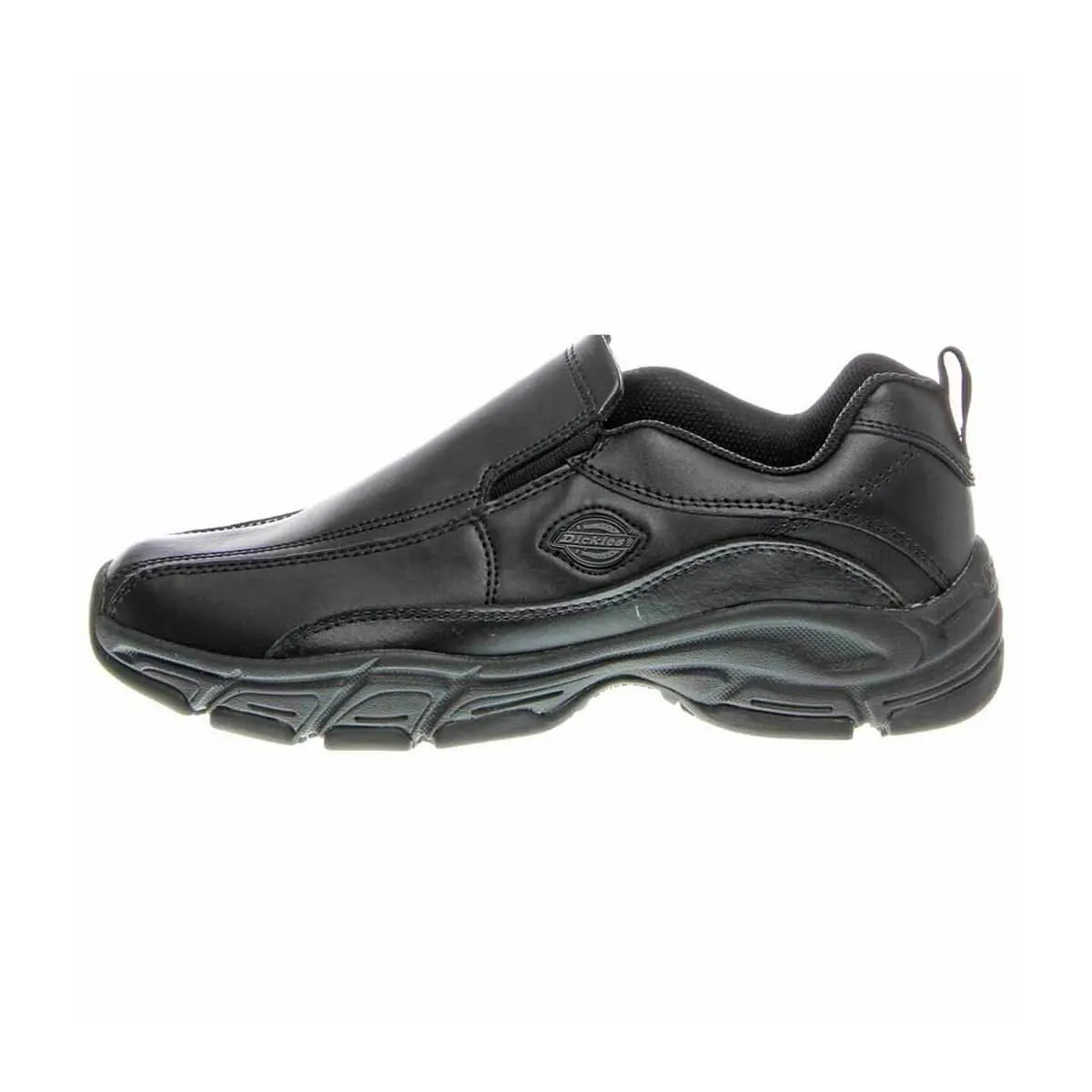 Dickies Men's Work Shoes - Slip Resisting Black Athletic Slip-On | SR4015