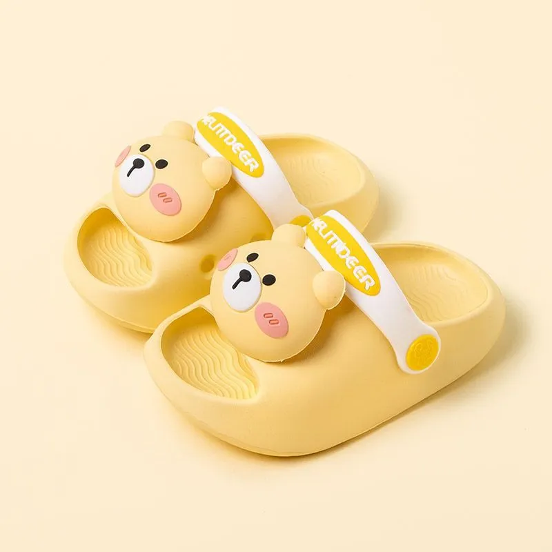 Dunnmall Children's Slippers Summer Boys' Baby Kids' Home Indoor Non-Slip Soft Bottom Lightweight Girls' Hole Shoes Sandals