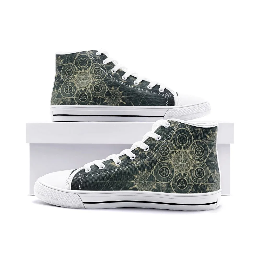 Elements of Sacred Geometry - Mystical | High Tops | Mandalazed