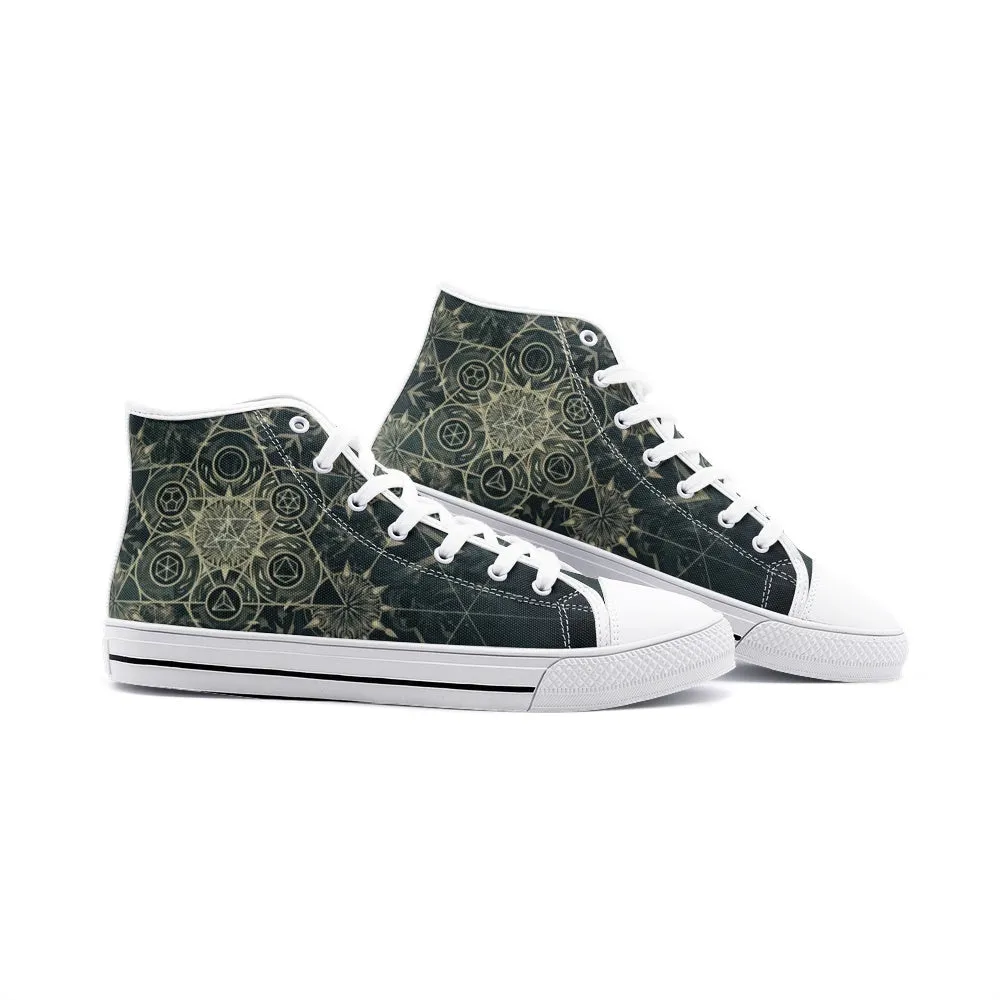 Elements of Sacred Geometry - Mystical | High Tops | Mandalazed