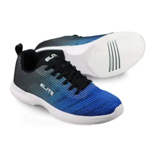 ELITE Men's Wave Black/Blue Bowling Shoes