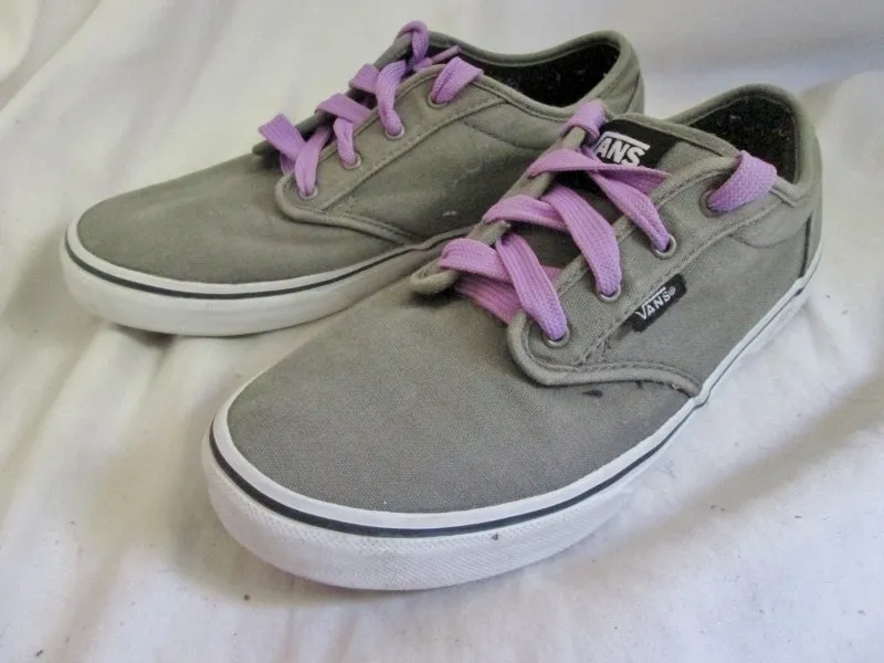 EUC Womens VANS Skateboarding Skater Thrasher Sneaker Shoe 9 GREEN PURPLE