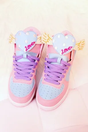 Fairy Kei High Top Shoes Sneakers