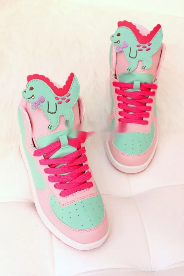 Fairy Kei High Top Shoes Sneakers